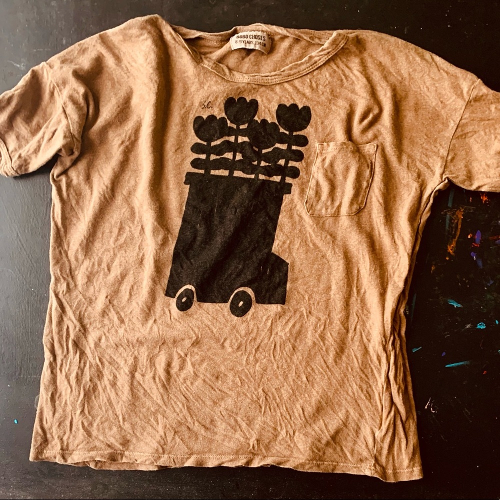 Bobo Choses Flower truck tee